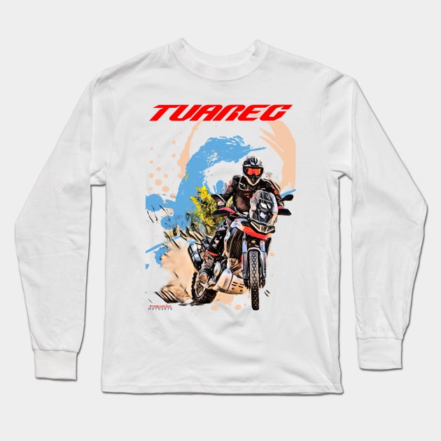 Tuareg 660 Long Sleeve T-Shirt by EvolutionMotoarte